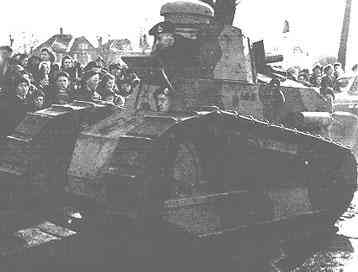 Camouflaged Renault FT-17